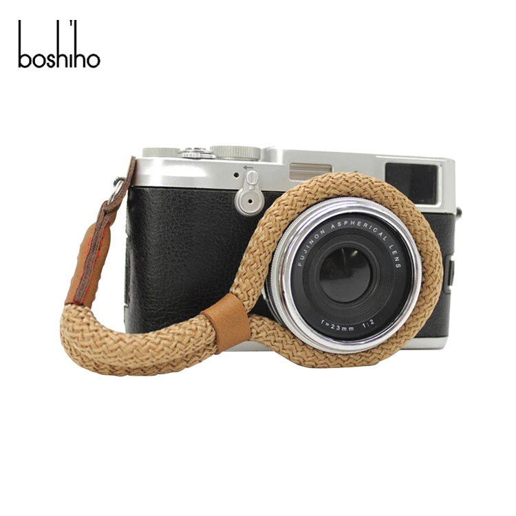 

2019 hot sell Boshiho custom neck Belt Straps Camera Hand Grip Wrist Strap Leather Camera neck Strap