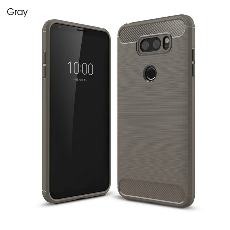 Carbon Fiber Tpu case For LG V30 soft cover