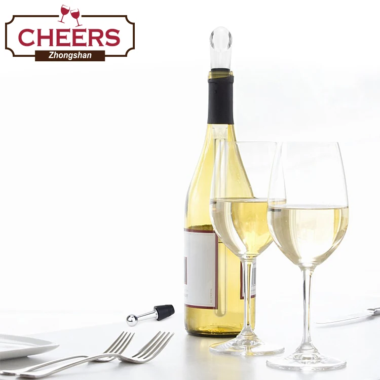 Wine Chiller Stick,4in1 Stainless Steel Wine Bottle Cooler Stick