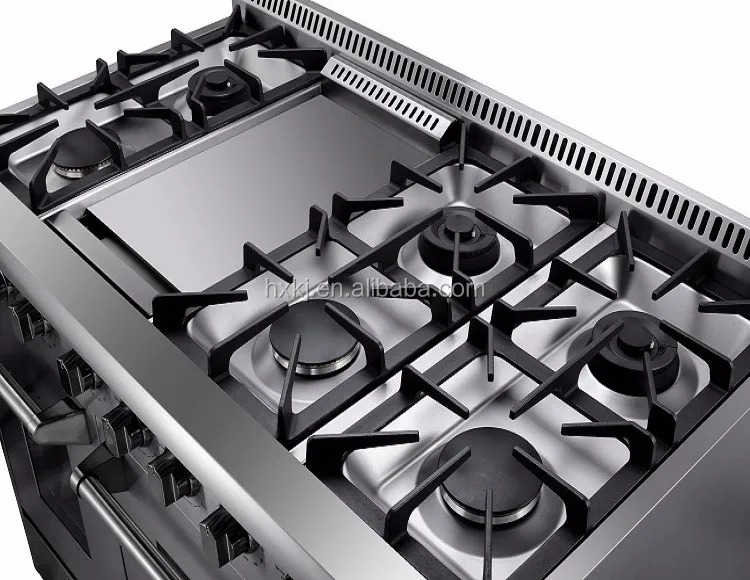 
Hyxion 48 inch 6 burner gas stove stainless steel gas range 