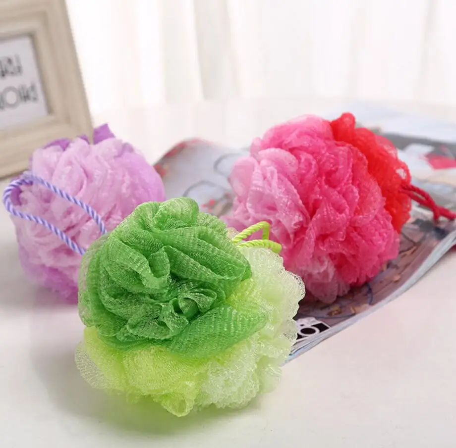 Yellow Mesh Bath Mesh Sponge Scrubber Buy Bath Mesh Sponge Scrubber