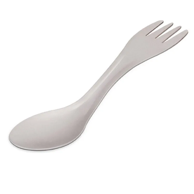 titanium food grade spork with outdoor camping hiking tableware