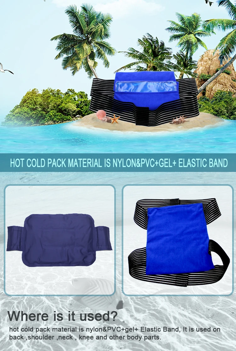Custom Color Nylon Fabric Heating Pad And Cooling Pad For Body Compress