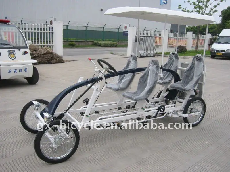 four wheel pedal car