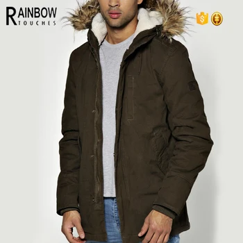 lined fishtail parka jacket