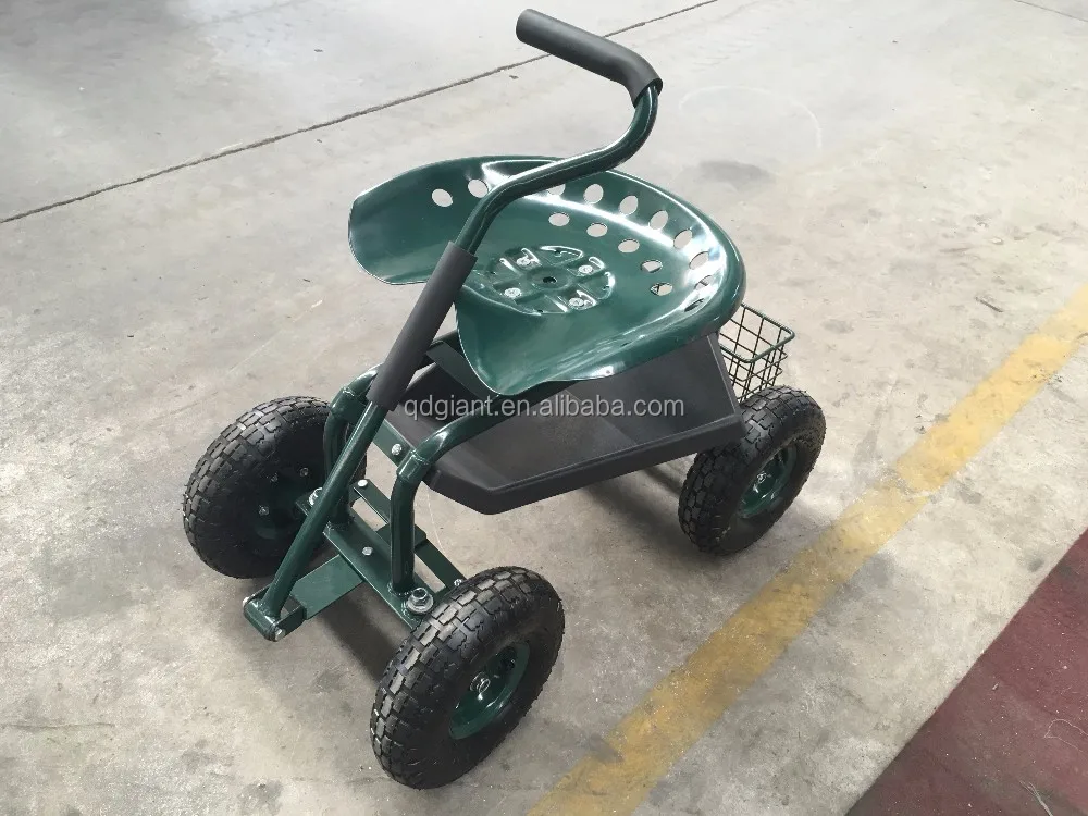 Fourwheel 10x3.504 Pneumatic Wheel Garden Tractor Seat/garden Cart