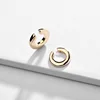 Fashion Jewelry Gold Plating Alloy Metal Ear Cuff Set Hoop Earrings New Design