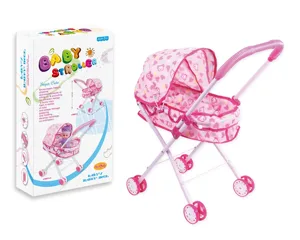 Image of OEM/ODM amazon top seller 2019 Doll Stroller with Swiveling Wheels and Adjustable Handle. 31" Tall