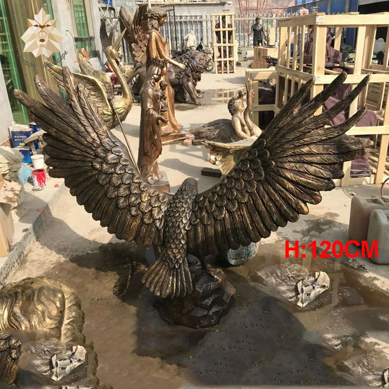 Wholesale Classic Outdoor Animal Bronze Eagle Sculpture In Stock Ntxh ...