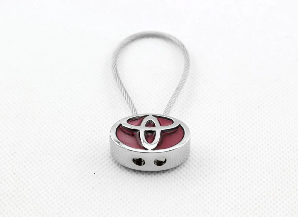 Автомобиль брелок брелок брелок Toyota 3D логотип быстрая бесплатная доставка