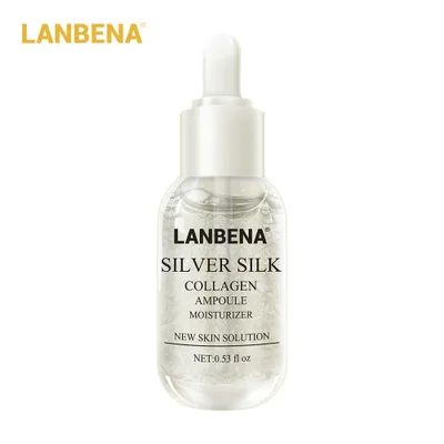

LANBENA silver silk collagen ampoules Serum tightening pores repair cream moisturizing nourishing Anti-aging skin care