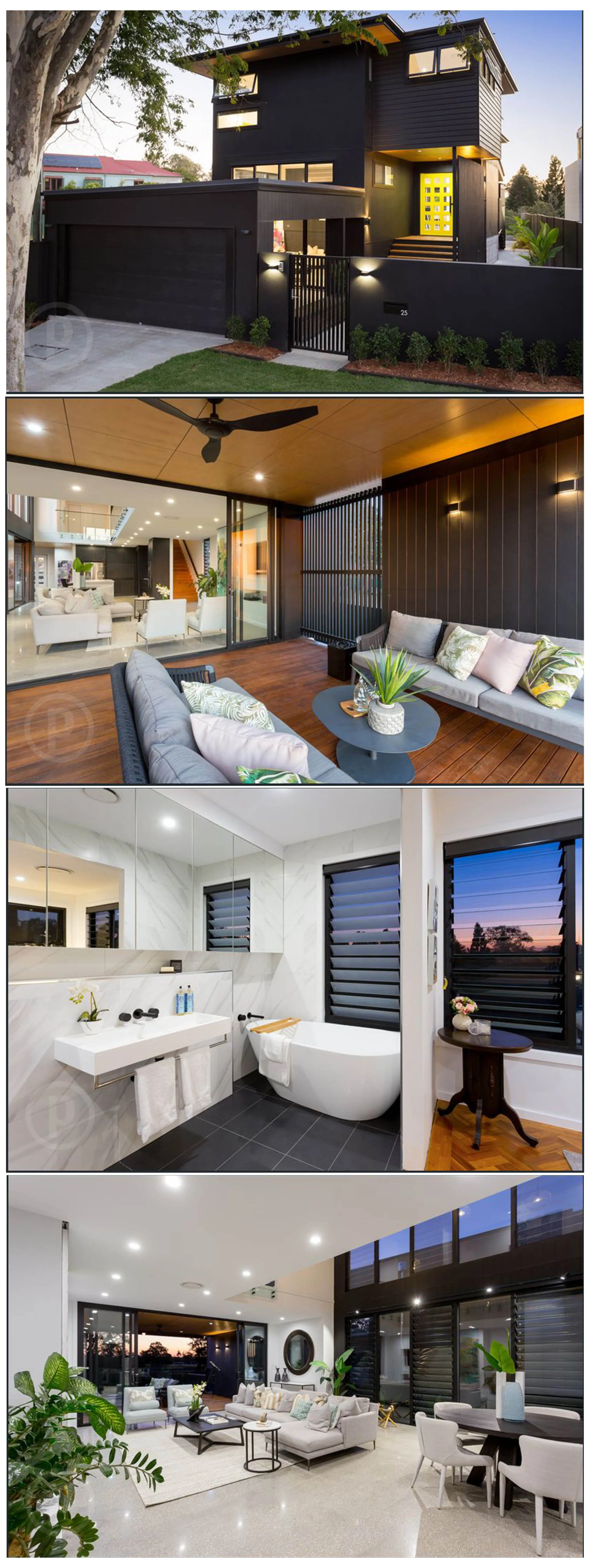 Aluminium frame commercial glazed sliding door with security mesh for exterior area