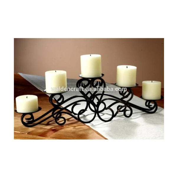 Decorative Wrought Iron Candle Stand