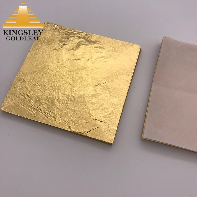 24K Edible Gold Leaf Sheets, 3 sheets 3 by 3