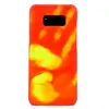 2 colour Variable temperature finger mark heat-sensitive innovative materials for samsung s 8 plus phone case cover