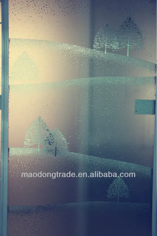 3 ~ 8mm panel de la puerta de vidrio grabado al ácido para ... Puerta panel cristal mueble cocina