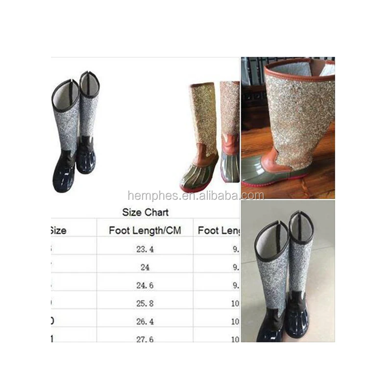 glitter duck boots wholesale
