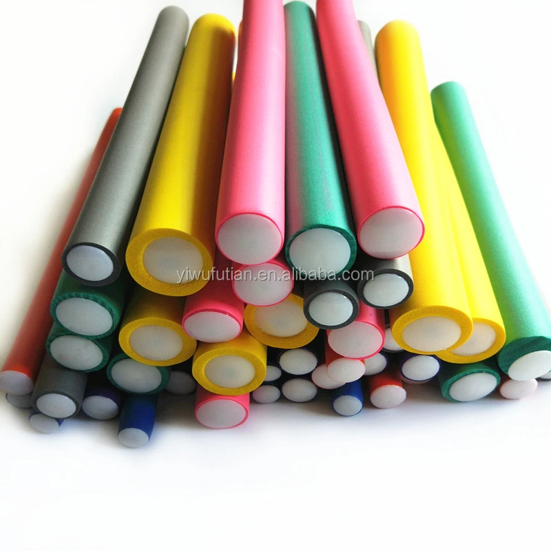 42 Pcs/pack Flexible Foam Bendy Rollers Magic Flexi Rods Hair Rollers