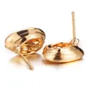 New design gold plated triangle drop 925 sterling silver Fashion alloy shell earrings earring jewelry