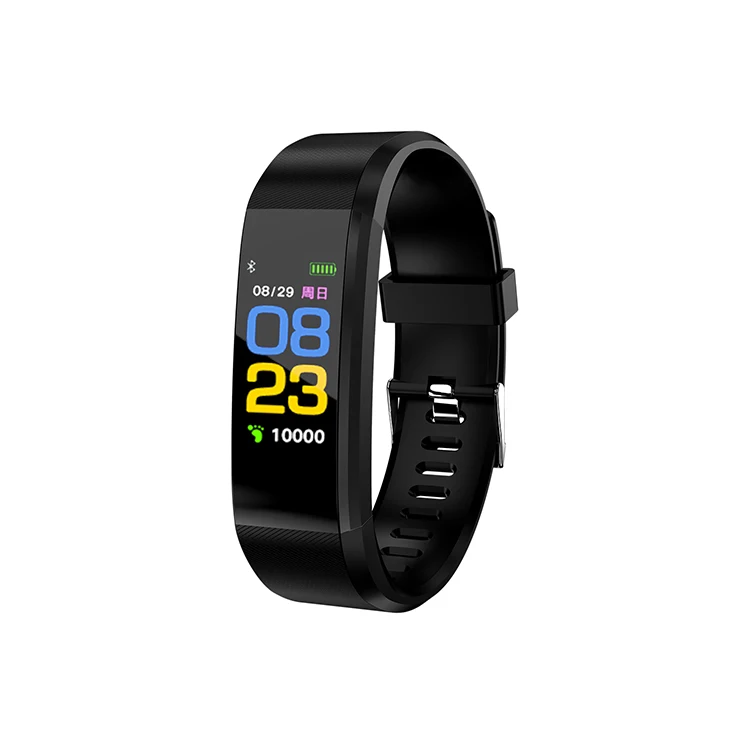 

Waterproof Smart Watch Band ID115 plus Smart Bracelet With Blood Pressure Bracelet, Black blue red green purple