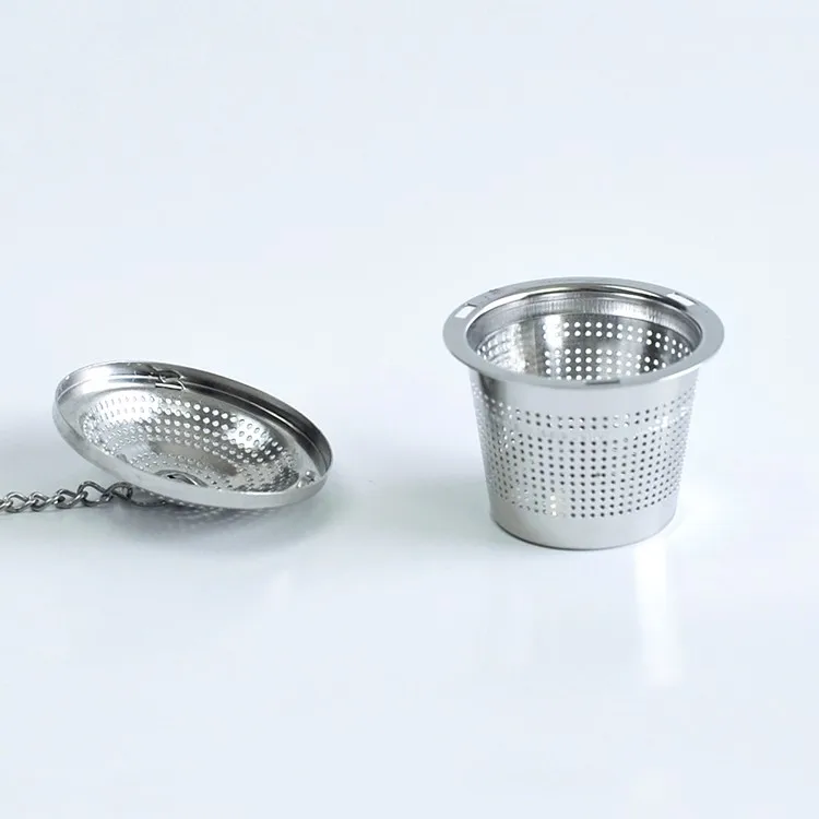 Home & Garden Food Grade Stainless Steel Mesh Tea Strainer with Lid and ...