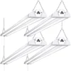 4-PACK 4ft 40W linkable led utility shop lights for garage 4 feet fixture