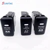 OFFROAD LED LIGHT PUSH BUTTON on-off SWITCH/push on push off button switch for lamp+wire terminal for toyota