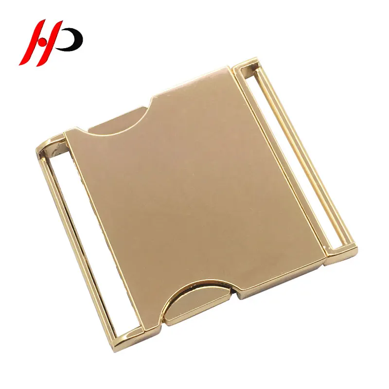 

Fashion Strong Gold Metal  Interlocking Quick Release Buckle Clip For Belt, Gunmetal;nickel pearl;gold;silver plated