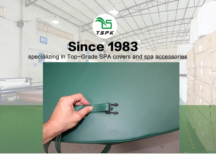 Astm F 134691 Leather Heat Preservation Antisilp Round Spa Cover