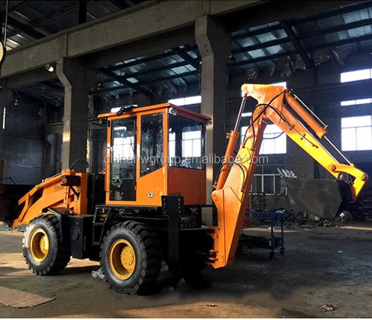China mini agricultural backhoe loader mini excavator