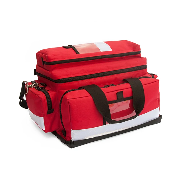 

Customized Interior Large EMS Bag Meical Trauma Bag Paramedic Bag with Changeable Dividers, Can be customized