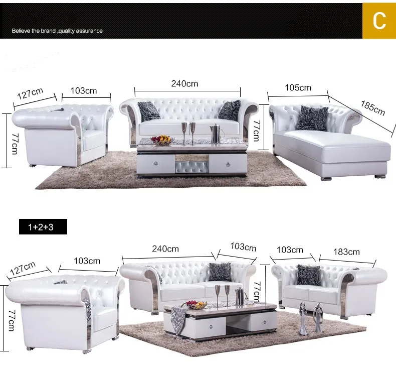 Cheap Singapore Living Room Chesterfield Sofa Set Furniture Couch Buy