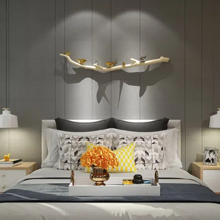 

wholesale Resin bird art wall decoration hotel, Customized