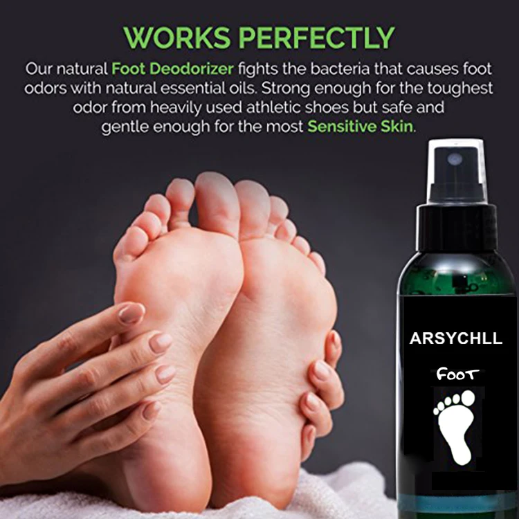 Best Shoe Odor And Scent Removal Natural Organic Oil Foot Deodorant