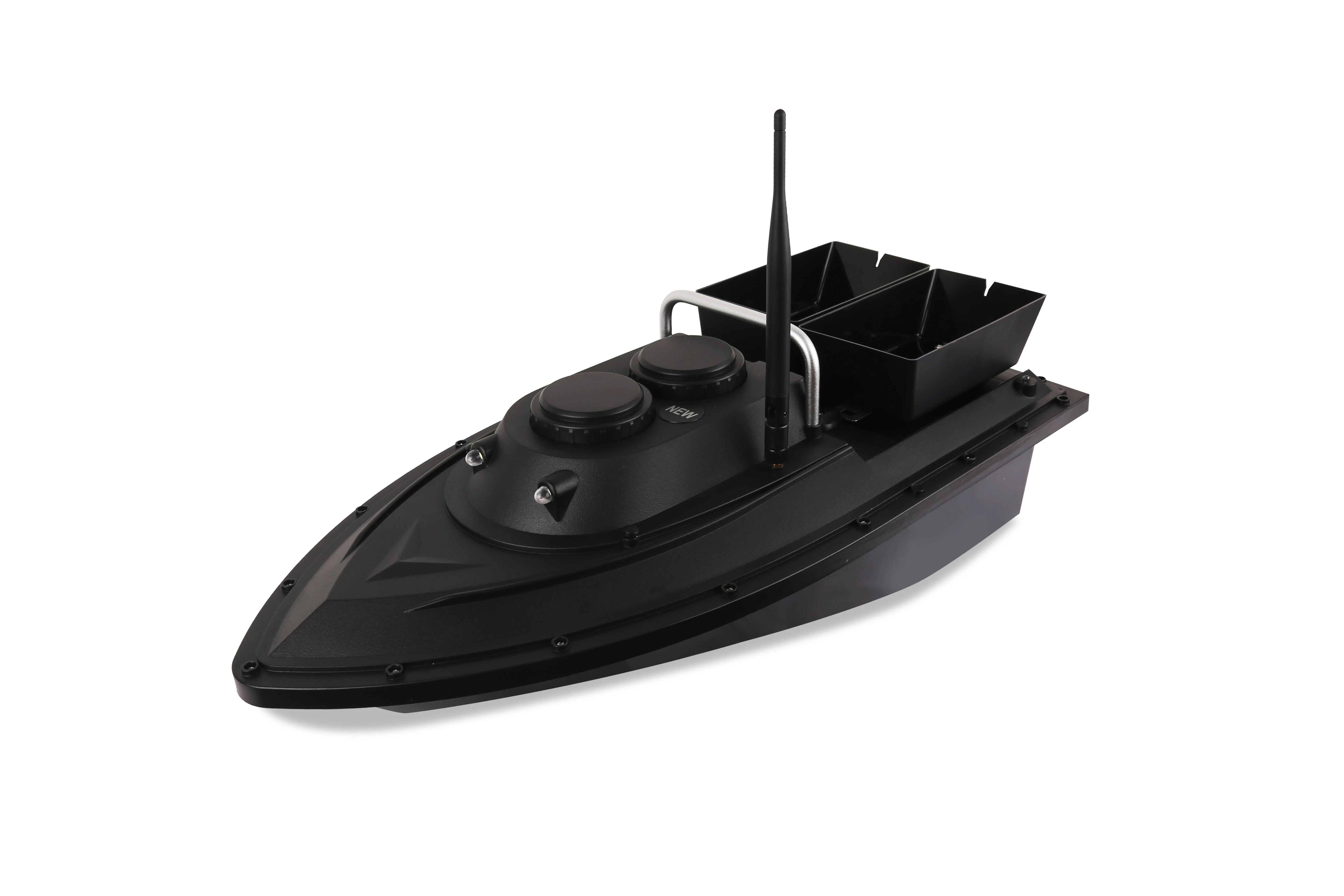 
Factory Customization 5200mah 2kg Bait Loading 2pcs Hoppers with Double Motors 400M Remote Control Fishing Bait Boat 