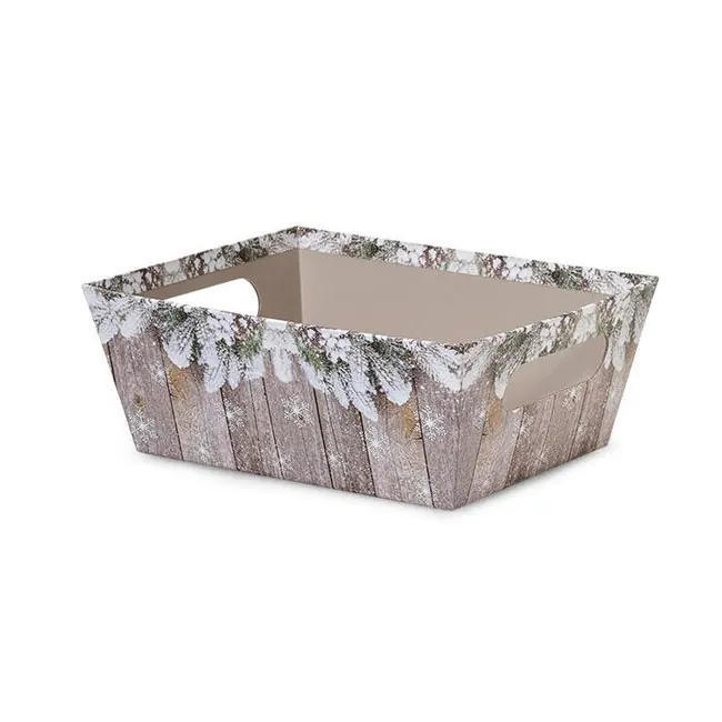 Custom Color Printed Cardboard Christmas Gift Basket Box Buy Gift