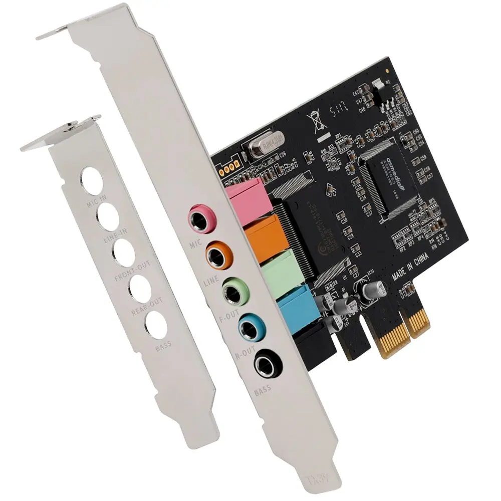 Звуковая карта 5. PCI звуковая карта 5.1EC--sc73861. Звуковая карта PCI-E Low profile. Звуковая карта PCI-E x8. 5.1 На аудио карте.