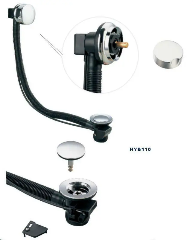 Bath Tub Waste With Brass Plug Control Knob,Bath Drains,Bath Buy Bath