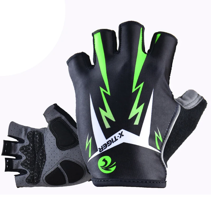 

X-Tiger 3D GEL Pad Reflective Cycling Gloves Half Finger GEL MTB Bicycle Gloves
