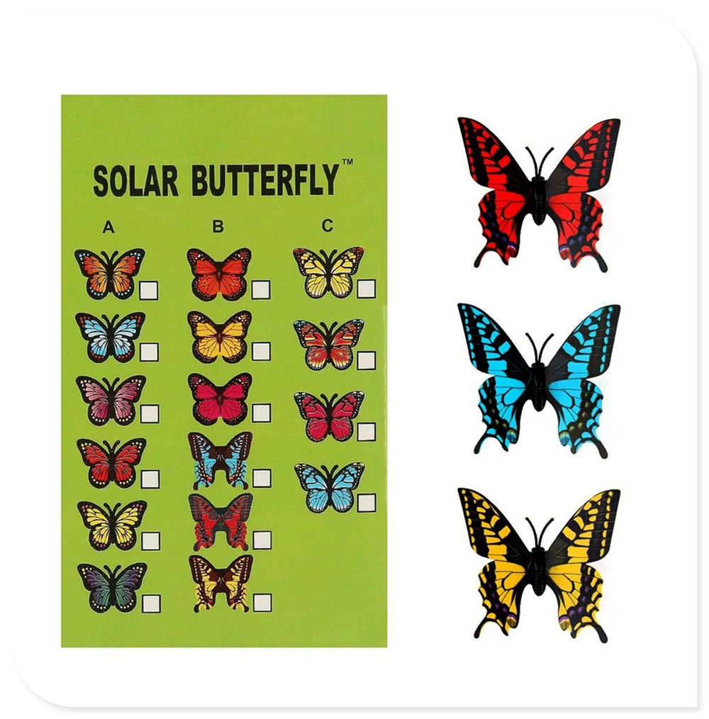 Moving Butterfly Solar Powered Garden Lights Buy Swing Solar