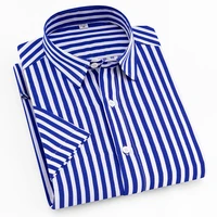 

Summer Men's Striped Shirt Half-sleeve Men's Shirt.