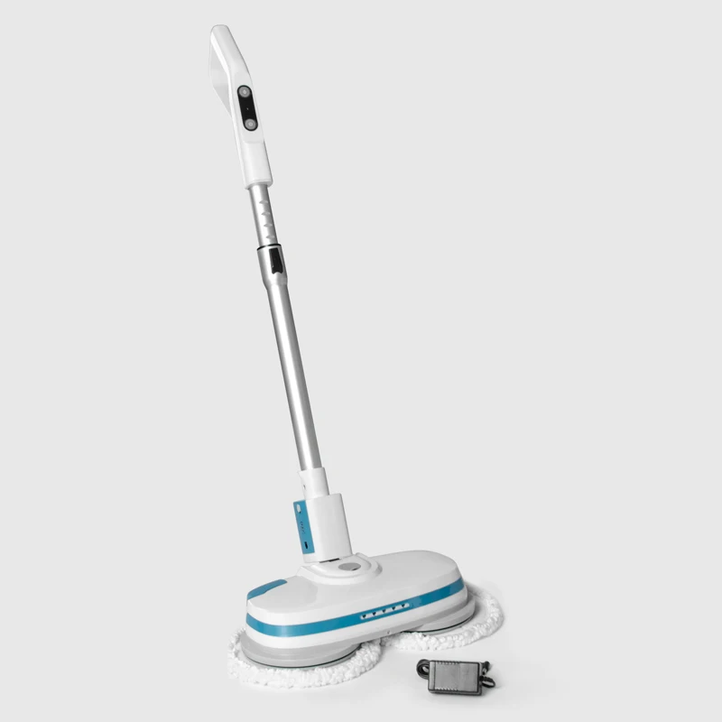 

Rechargeable cordless spinning mop 2019 hottest model, Main white with light blue