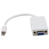 LBT 2019 HOT CHEAP 17cm ROHS White Mini Displayport Male to VGA Female Adapter Cable for mobile phone,computer