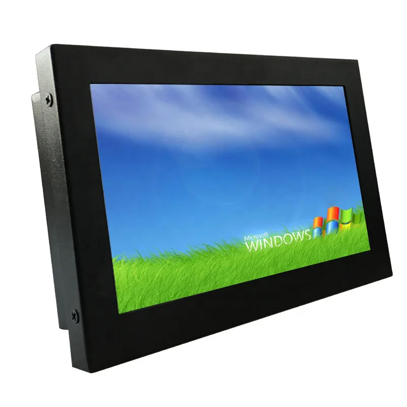 

shenzhen factory 7 inch capacitive touchscreen monitor compatible with HDMI, Black