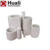 1260 refractory ceramic wool insulation aluminum silicate ceramic fiber tube thermal insulation for fireplace exhaust