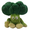 A085 Cute Funny Fruit Vegetable Broccoli Plush Doll Toys High Quality Green Cartoon Stuffed Broccoli Plush Toy