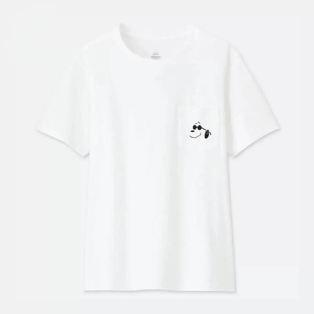 

Snoopy shirt custom cotton t-shirt women embroidery dog shirt