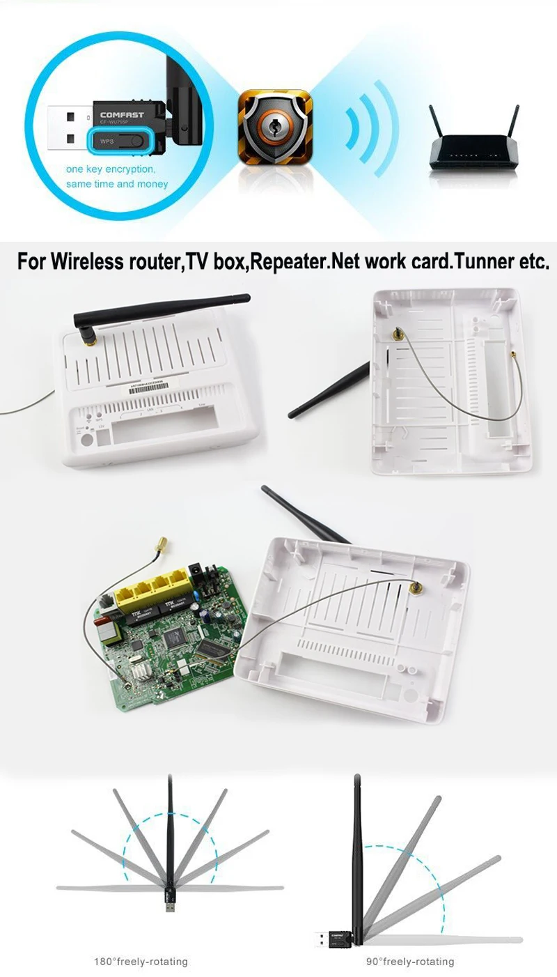 4g 5g Communication Antenna High Gain 5dbi External Sma Male Antenna