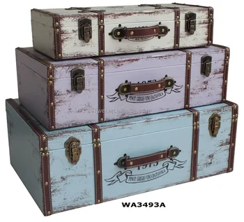 old looking suitcases