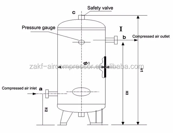 Carbon Fiber Compressed Air Storage Tank 300l /500l/1000l Compressed ...